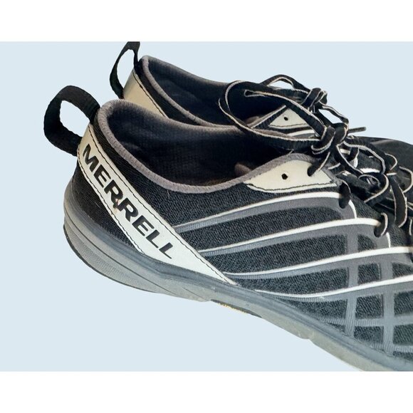 MERRELL Black Grey Lightweight Performance Sneaker Size 8.5 - Picture 3 of 7